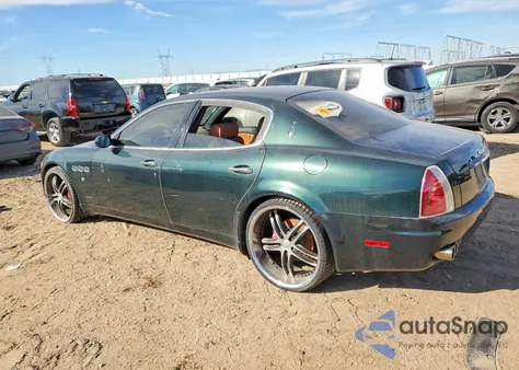 2006 Maserati Quattroporte M139 z USA, uszkodzony, nr VIN ZAMCE39A160026655